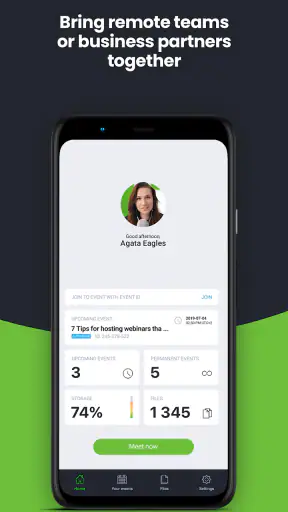 ClickMeeting Webinar App screenshot