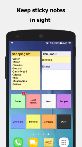 ColorNote notatnik notatka screenshot