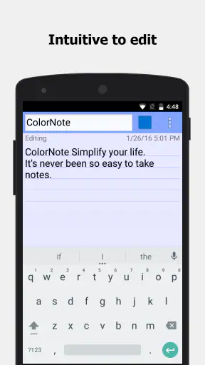 ColorNote notatnik notatka screenshot