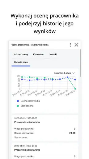 Comarch HRM screenshot