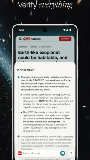 Comet: AI Browser & Assistant screenshot