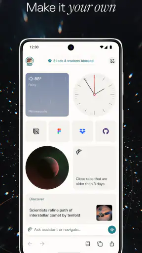 Comet: AI Browser & Assistant screenshot