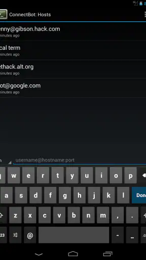 ConnectBot screenshot