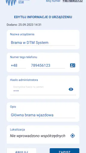 Control GSM Basic screenshot