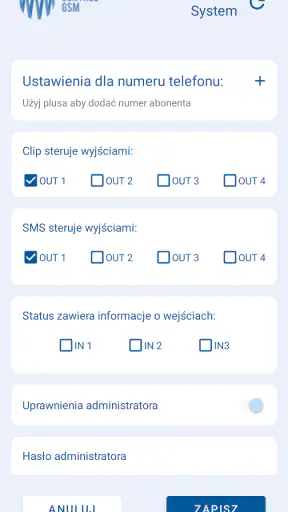 Control GSM Basic screenshot
