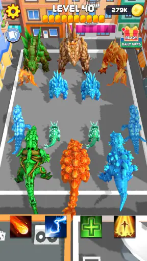 Crystal Dinosaur Element Fight screenshot
