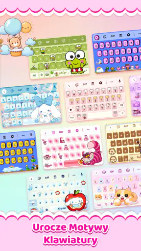 Cute Keyboard: Kawaii & Emoji screenshot