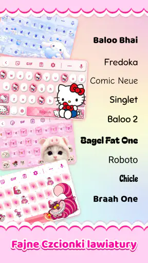 Cute Keyboard: Kawaii & Emoji screenshot