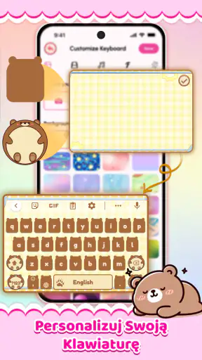 Cute Keyboard: Kawaii & Emoji screenshot
