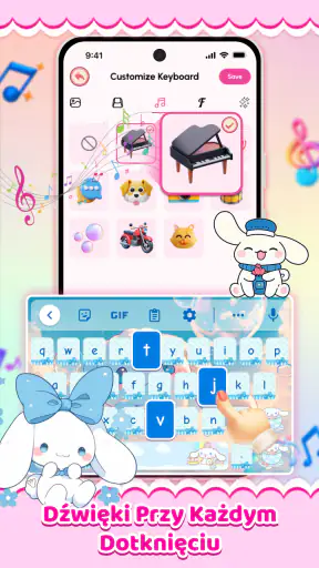 Cute Keyboard: Kawaii & Emoji screenshot