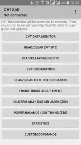 CVTz50 screenshot