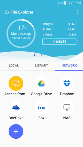 Cx File Explorer screenshot