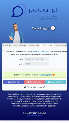 Czat Polczat.pl - czat online screenshot
