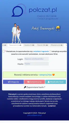 Czat Polczat.pl - czat online screenshot
