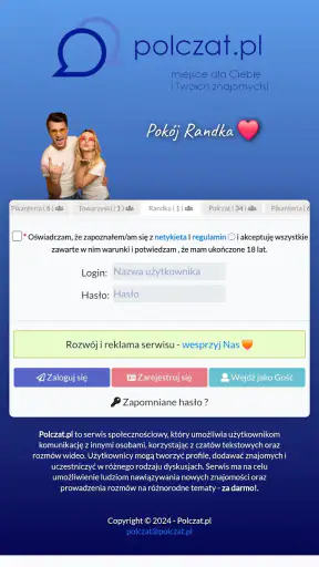 Czat Polczat.pl - czat online screenshot