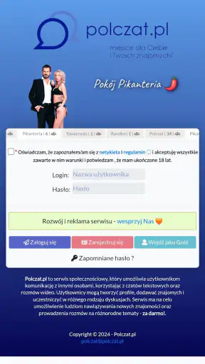 Czat Polczat.pl - czat online screenshot