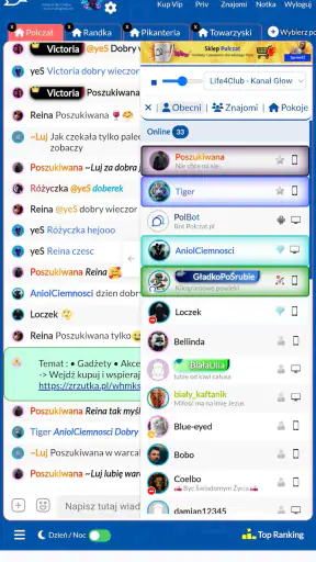 Czat Polczat.pl - czat online screenshot