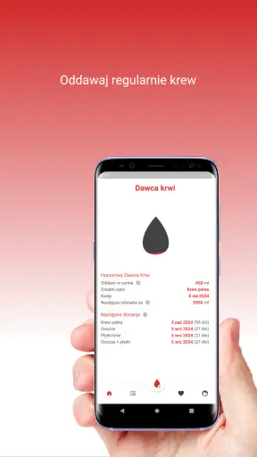 Dawca krwi screenshot