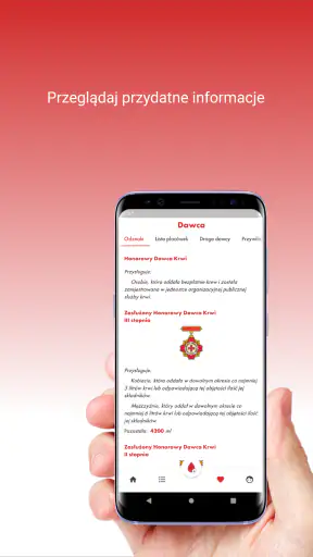 Dawca krwi screenshot