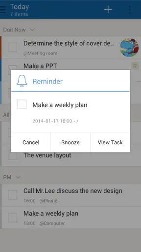 Doit.im for Android screenshot