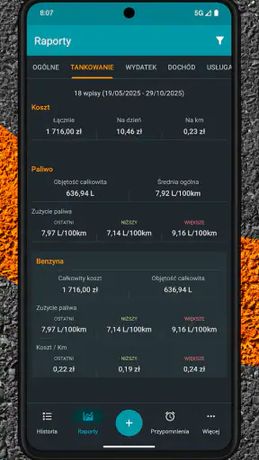 Drivvo - Zarządzanie pojazdami screenshot