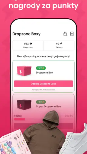 Dropzone: Sneakers Moda Promki screenshot