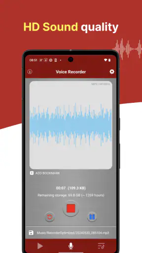 dyktafon - łatwy rejestrator screenshot
