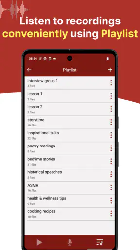dyktafon - łatwy rejestrator screenshot