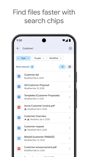 Dysk Google screenshot