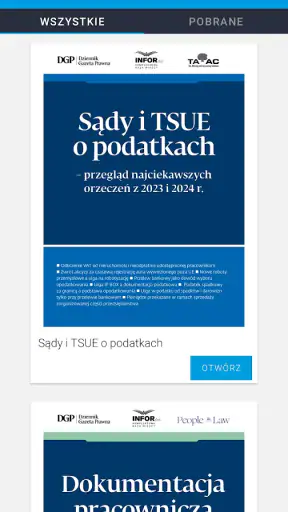 Dziennik Gazeta Prawna screenshot