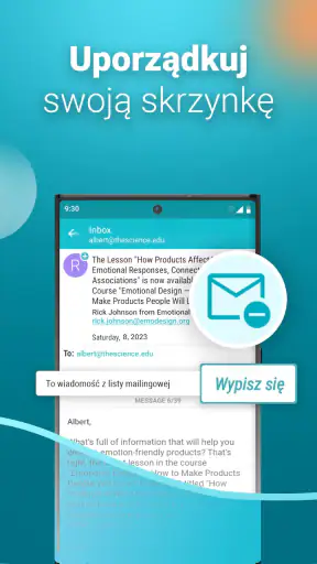 E-mail Aqua Mail Szybka Poczta screenshot