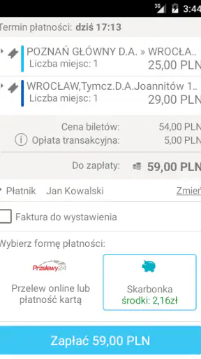 e-podróżnik: bilety i rozkłady screenshot