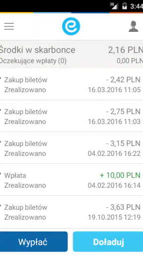 e-podróżnik: bilety i rozkłady screenshot