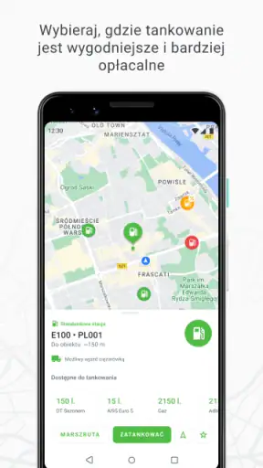 E100 mobile screenshot