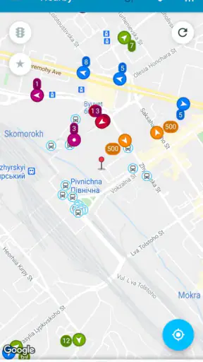EasyWay public transport screenshot