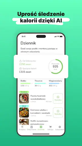 Eatr・AI Plan Posiłków・Dieta screenshot