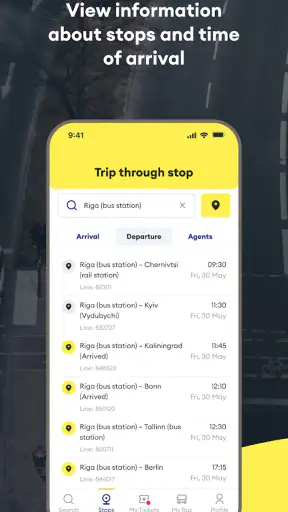 ECOLINES - bus tickets screenshot
