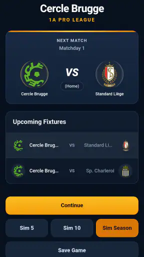 eDirector™ Football Manager 26 screenshot