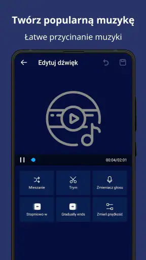 Edytor Muzyki, Przycinanie MP3 screenshot