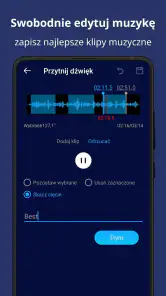 Edytor Muzyki, Przycinanie MP3 screenshot