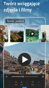 Edytor wideo i zdjęć Lightroom screenshot