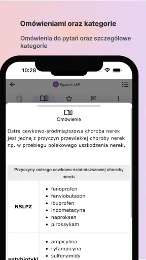 Egzamin LEK screenshot