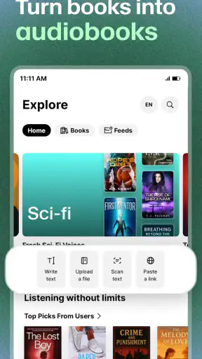 ElevenReader - Voice Reader screenshot