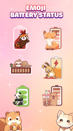 Emoji Battery Icon Customize screenshot