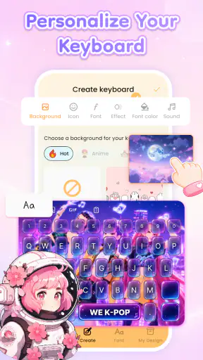 Emoji Keyboard: Custom Themes screenshot