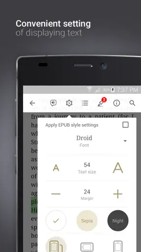eReader Prestigio: Czytelnik screenshot