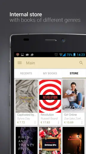 eReader Prestigio: Czytelnik screenshot