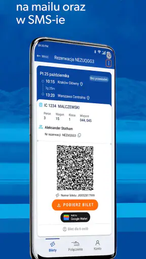 EuroPodróże – bilety kolejowe screenshot