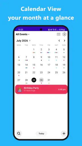 Event Countdown: Calendar screenshot