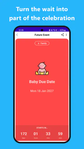 Event Countdown: Calendar screenshot